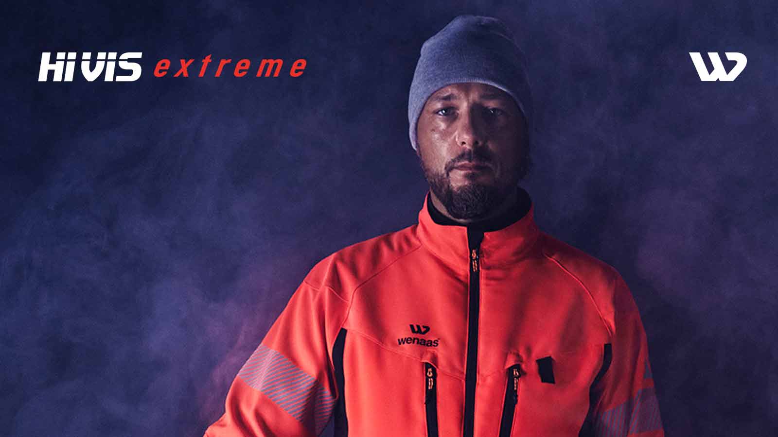 Man in Wenaas HiVis extreme collection