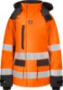 Ladies winter jacket multinorm 1 Fluor Orange/Black Wenaas  Miniature