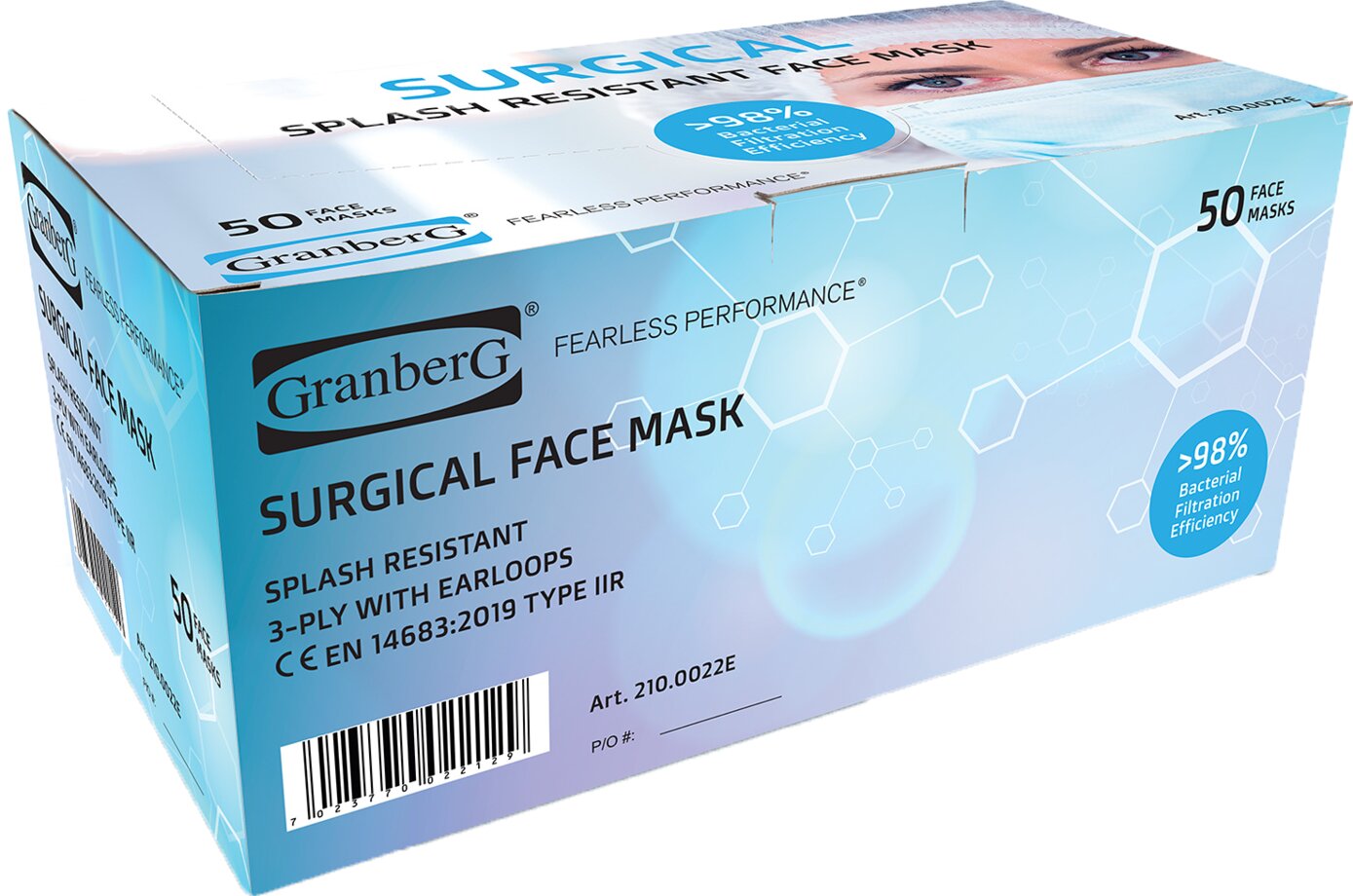 Face Mask Type IIR 50Pck 1 Wenaas