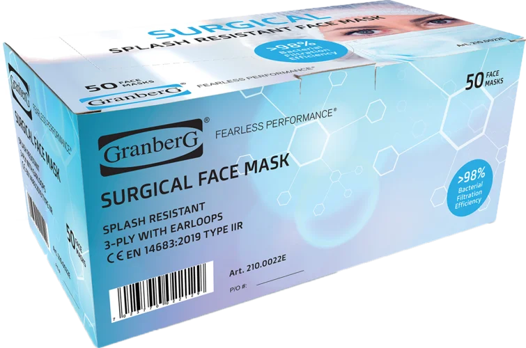 Face Mask Type IIR 50Pck Wenaas Medium
