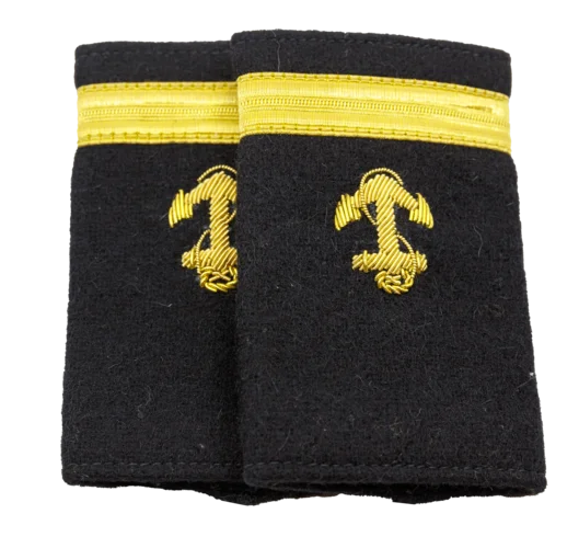 Badge with 1 stripe + anchor Wenaas Medium