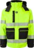 Mens winterjacket hivis 1 Fluorine Yellow/Black Wenaas  Miniature